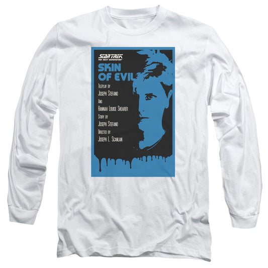 Star Trek Tng Season 1 Episode 23 Mens Long Sleeve Shirt White Officially Licensed