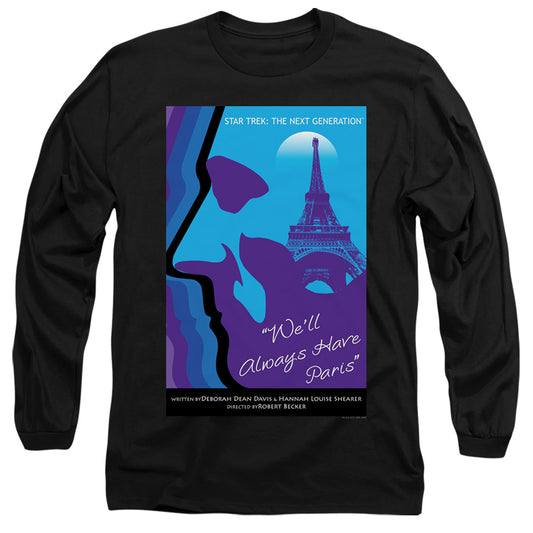 Star Trek Tng Season 1 Episode 24 Mens Long Sleeve Shirt Black Officially Licensed