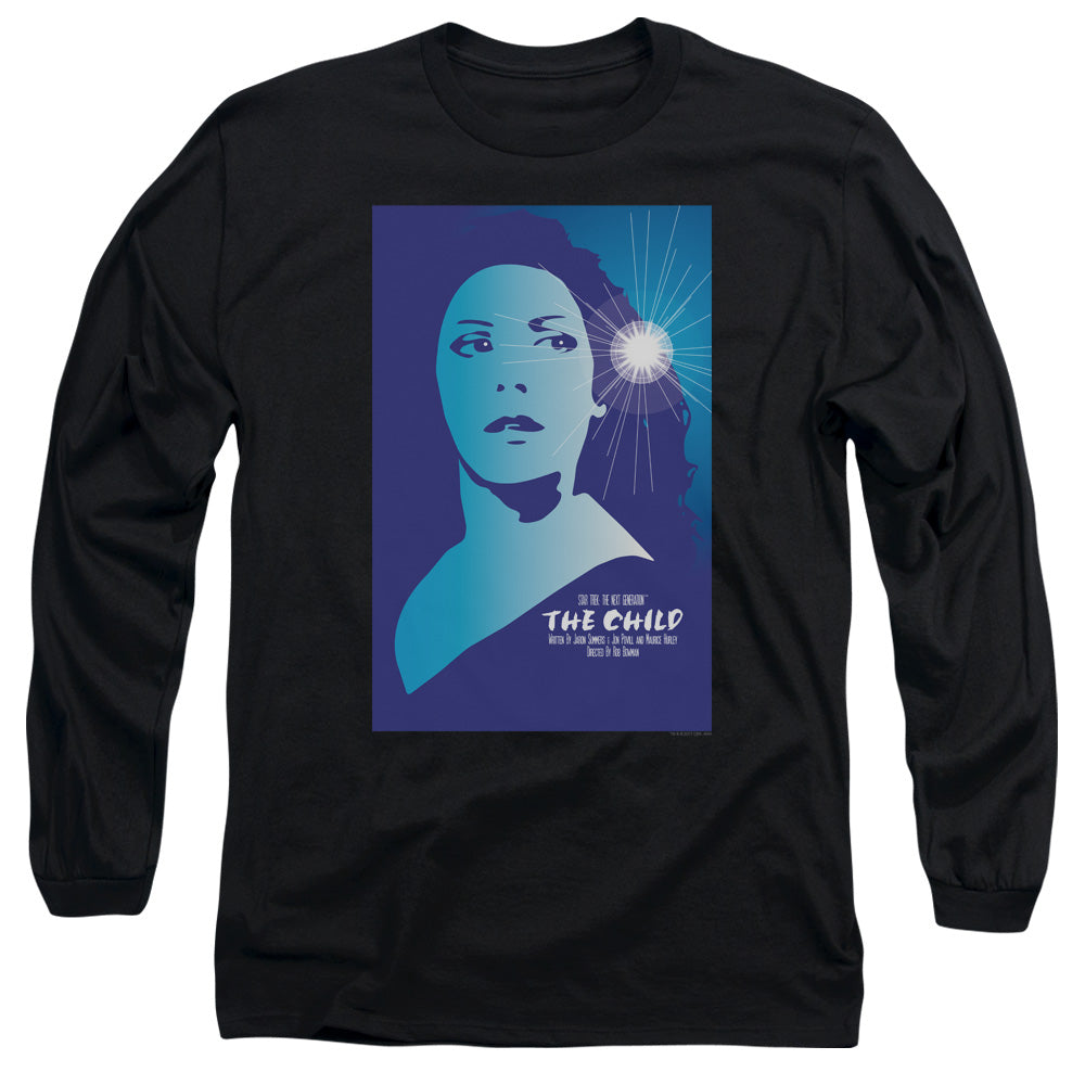 Star Trek Tng Season 2 Episode 1 Mens Long Sleeve Shirt Black Officially Licensed
