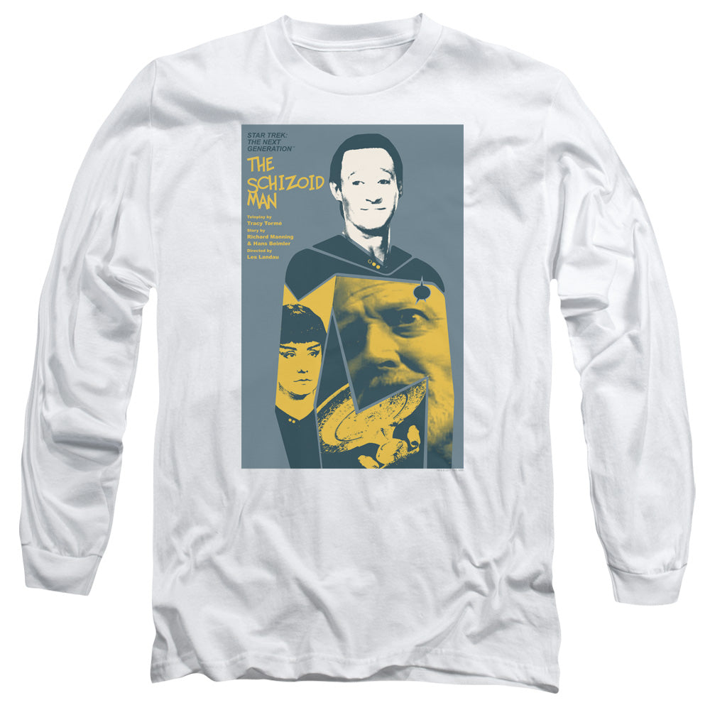 Star Trek Tng Season 2 Episode 6 Mens Long Sleeve Shirt White Officially Licensed