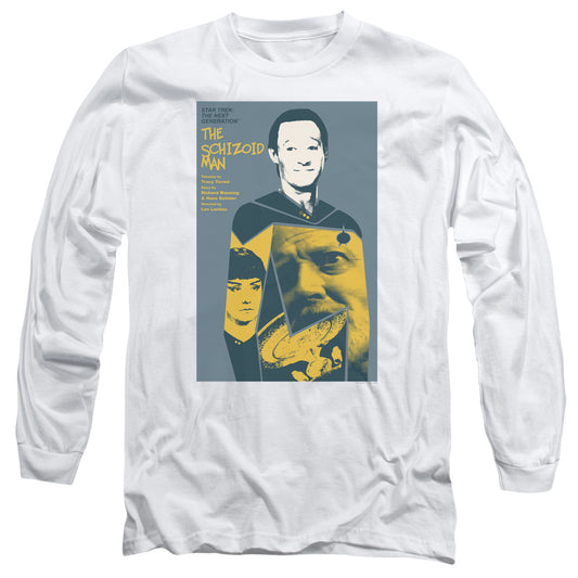 Star Trek Tng Season 2 Episode 6 Mens Long Sleeve Shirt White Officially Licensed