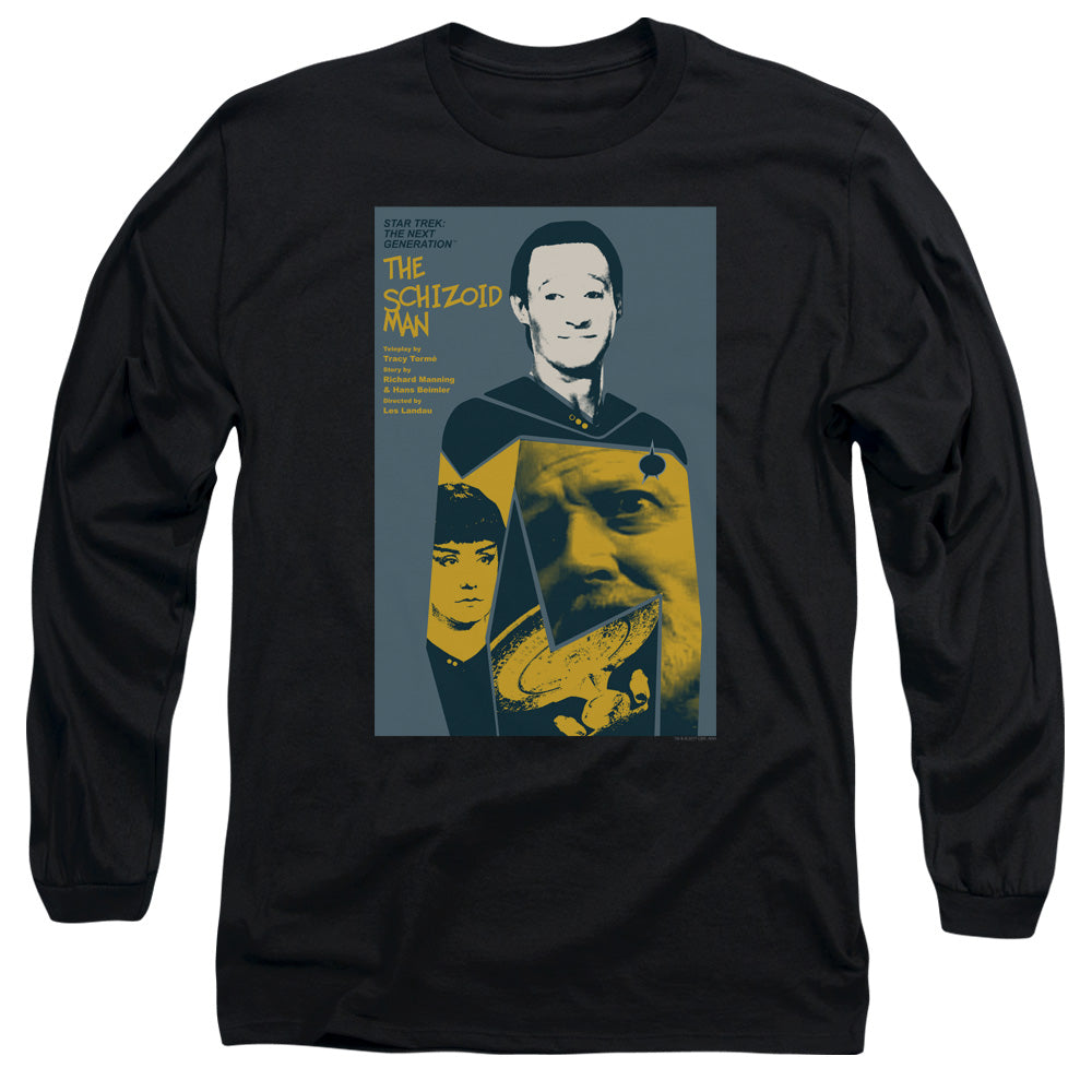 Star Trek Tng Season 2 Episode 6 Mens Long Sleeve Shirt Black Officially Licensed