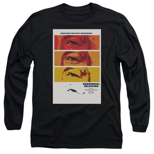 Star Trek Tng Season 2 Episode 7 Mens Long Sleeve Shirt Black Officially Licensed