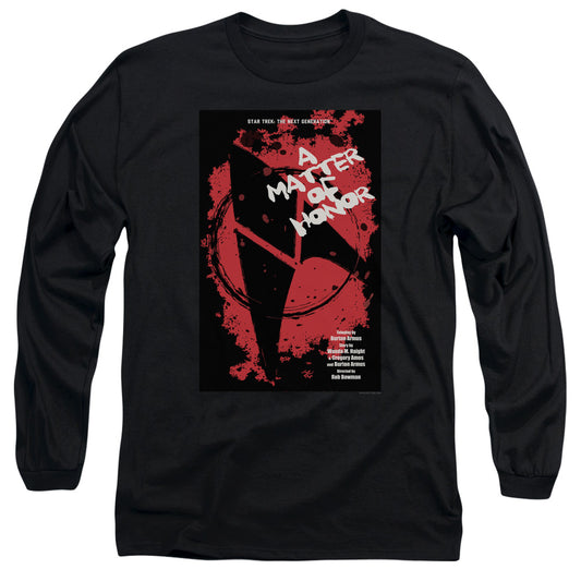 Star Trek Tng Season 2 Episode 8 Mens Long Sleeve Shirt Black Officially Licensed