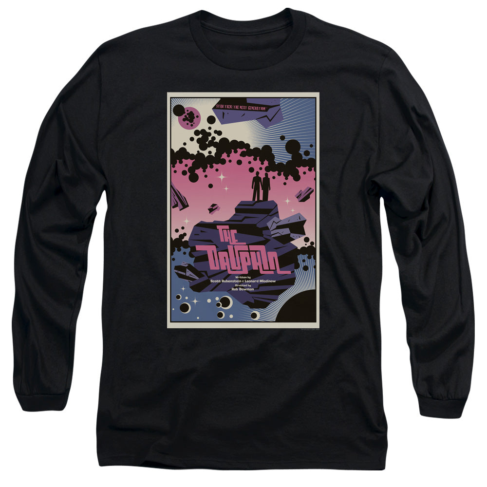 Star Trek Tng Season 2 Episode 10 Mens Long Sleeve Shirt Black Officially Licensed