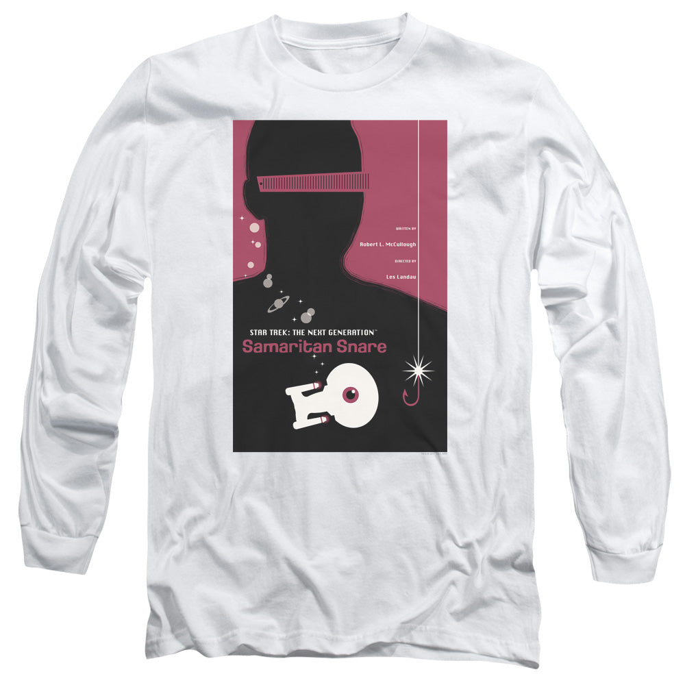 Star Trek Tng Season 2 Episode 17 Mens Long Sleeve Shirt White Officially Licensed