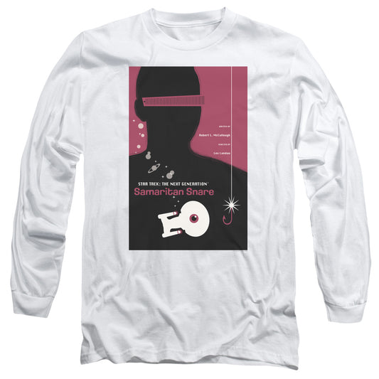 Star Trek Tng Season 2 Episode 17 Mens Long Sleeve Shirt White Officially Licensed