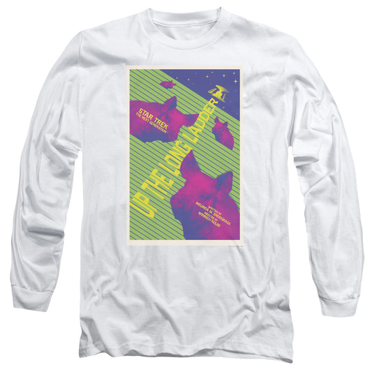 Star Trek Tng Season 2 Episode 18 Mens Long Sleeve Shirt White Officially Licensed