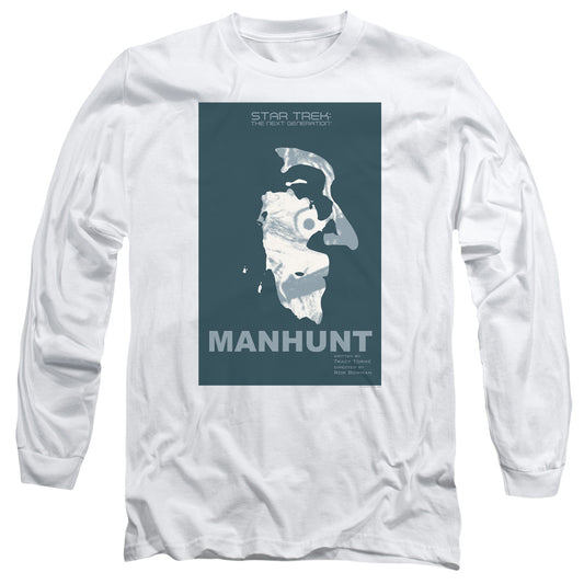 Star Trek Tng Season 2 Episode 19 Mens Long Sleeve Shirt White Officially Licensed
