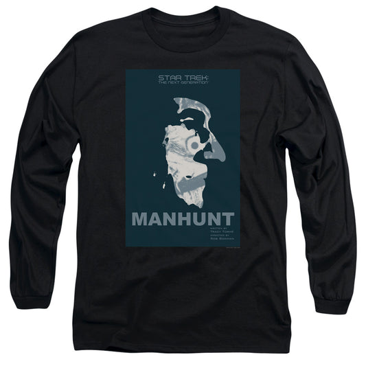 Star Trek Tng Season 2 Episode 19 Mens Long Sleeve Shirt Black Officially Licensed