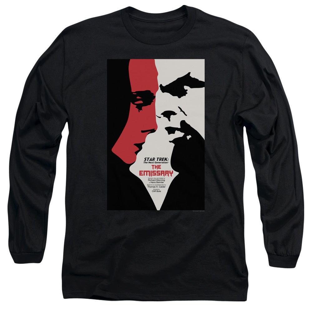 Star Trek Tng Season 2 Episode 20 Mens Long Sleeve Shirt Black Officially Licensed