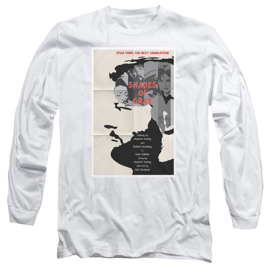 Star Trek Tng Season 2 Episode 22 Mens Long Sleeve Shirt White Officially Licensed