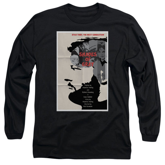 Star Trek Tng Season 2 Episode 22 Mens Long Sleeve Shirt Black Officially Licensed