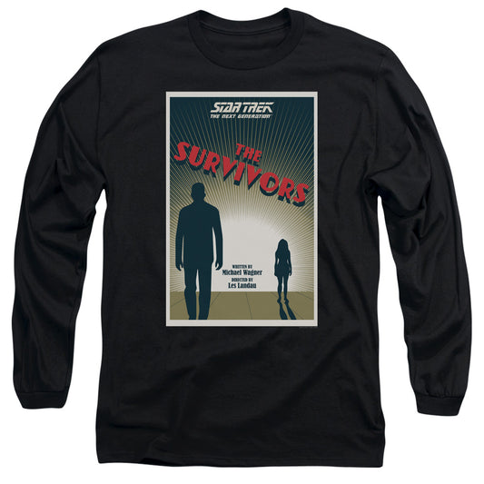 Star Trek Tng Season 3 Episode 3 Mens Long Sleeve Shirt Black Officially Licensed