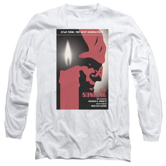 Star Trek Tng Season 3 Episode 5 Mens Long Sleeve Shirt White Officially Licensed
