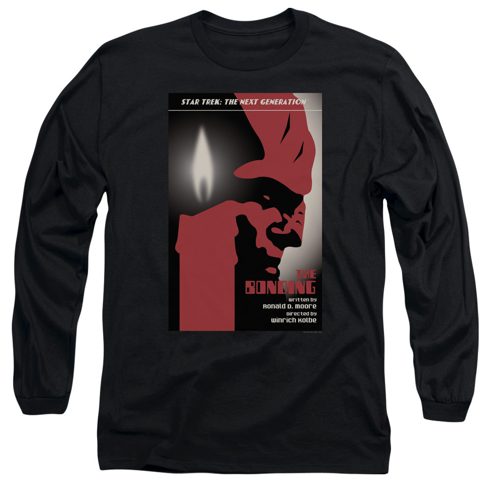 Star Trek Tng Season 3 Episode 5 Mens Long Sleeve Shirt Black Officially Licensed