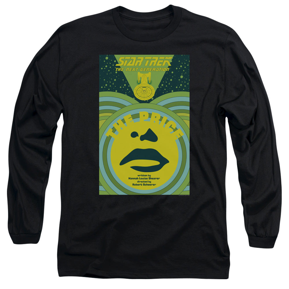 Star Trek Tng Season 3 Episode 8 Mens Long Sleeve Shirt Black Officially Licensed