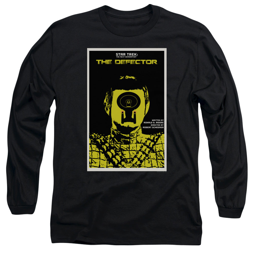 Star Trek Tng Season 3 Episode 10 Mens Long Sleeve Shirt Black Officially Licensed