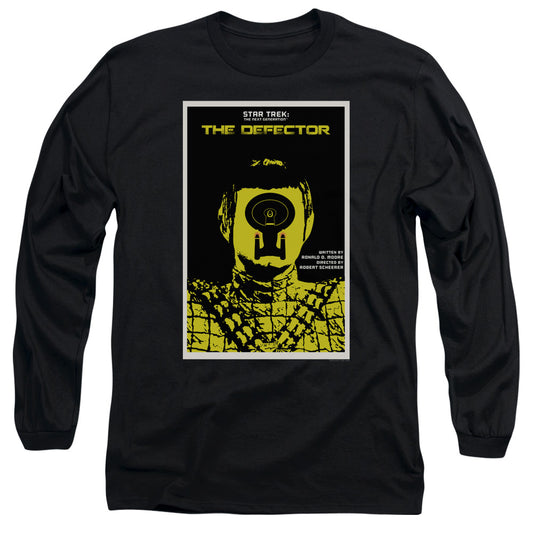 Star Trek Tng Season 3 Episode 10 Mens Long Sleeve Shirt Black Officially Licensed