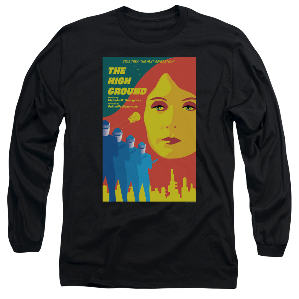 Star Trek Tng Season 3 Episode 12 Mens Long Sleeve Shirt Black Officially Licensed