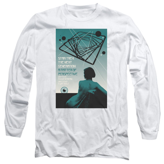Star Trek Tng Season 3 Episode 14 Mens Long Sleeve Shirt White Officially Licensed