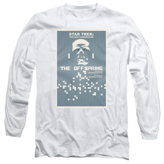Star Trek Tng Season 3 Episode 16 Mens Long Sleeve Shirt White Officially Licensed
