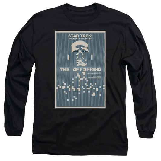 Star Trek Tng Season 3 Episode 16 Mens Long Sleeve Shirt Black Officially Licensed