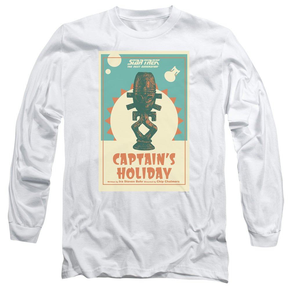 Star Trek Tng Season 3 Episode 19 Mens Long Sleeve Shirt White Officially Licensed