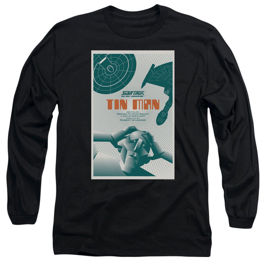 Star Trek Tng Season 3 Episode 20 Mens Long Sleeve Shirt Black Officially Licensed