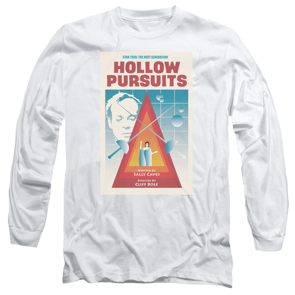 Star Trek Tng Season 3 Episode 21 Mens Long Sleeve Shirt White Officially Licensed