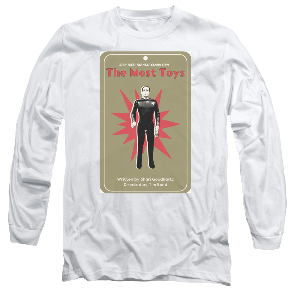 Star Trek Tng Season 3 Episode 22 Mens Long Sleeve Shirt White Officially Licensed