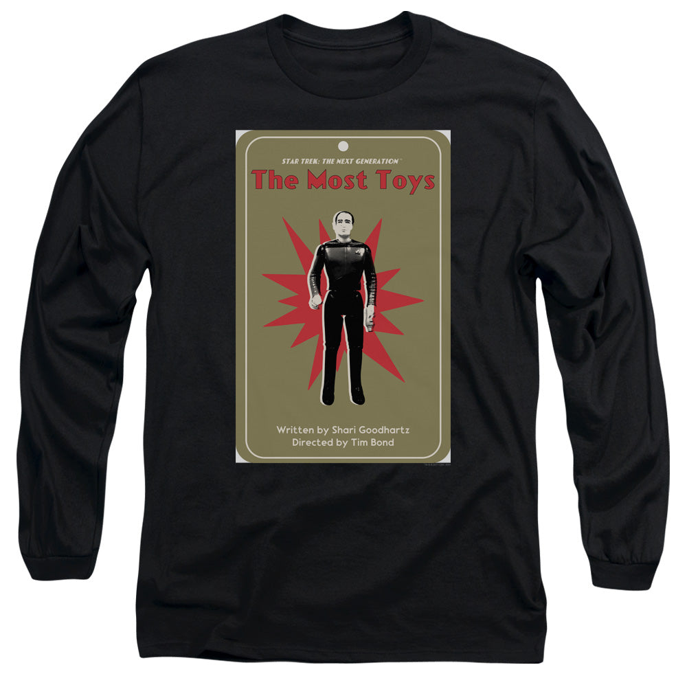 Star Trek Tng Season 3 Episode 22 Mens Long Sleeve Shirt Black Officially Licensed