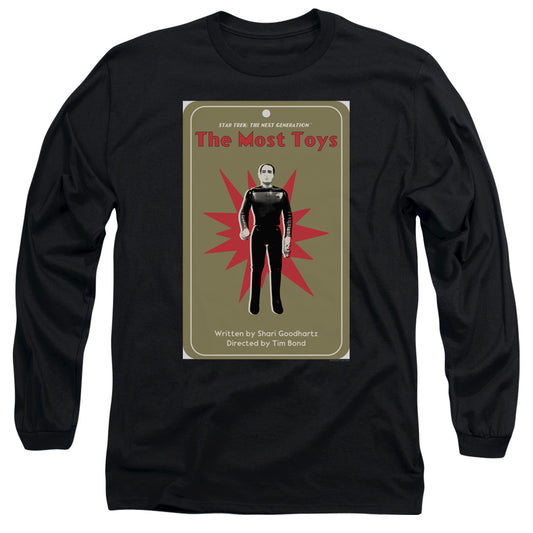 Star Trek Tng Season 3 Episode 22 Mens Long Sleeve Shirt Black Officially Licensed