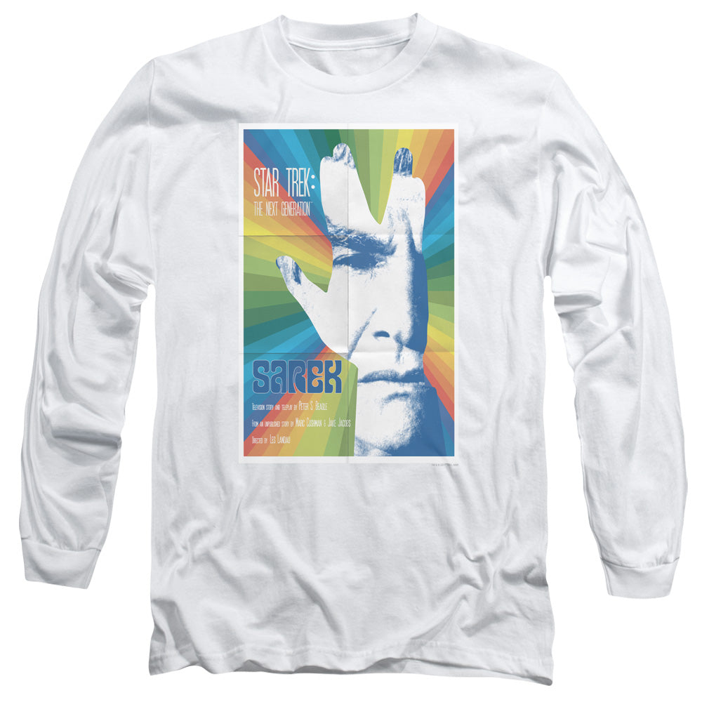 Star Trek Tng Season 3 Episode 23 Mens Long Sleeve Shirt White Officially Licensed