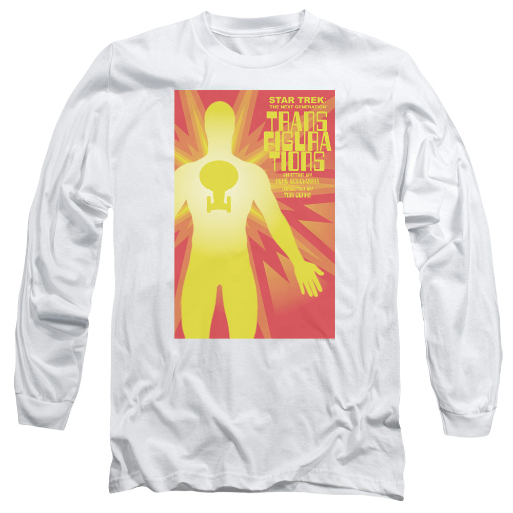 Star Trek Tng Season 3 Episode 25 Mens Long Sleeve Shirt White Officially Licensed