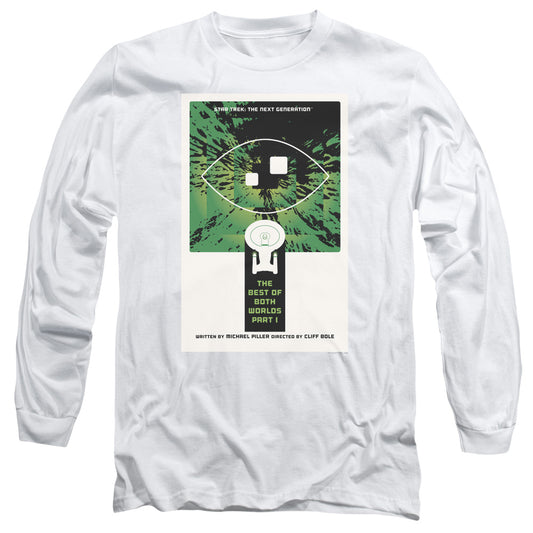 Star Trek Tng Season 3 Episode 26 Mens Long Sleeve Shirt White Officially Licensed