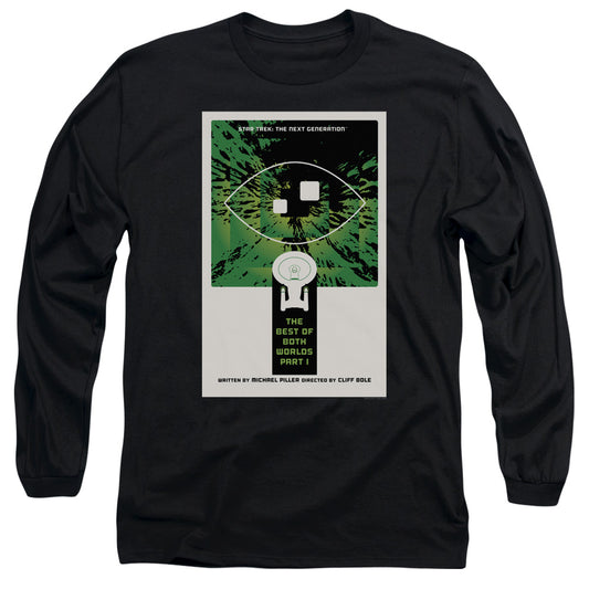 Star Trek Tng Season 3 Episode 26 Mens Long Sleeve Shirt Black Officially Licensed