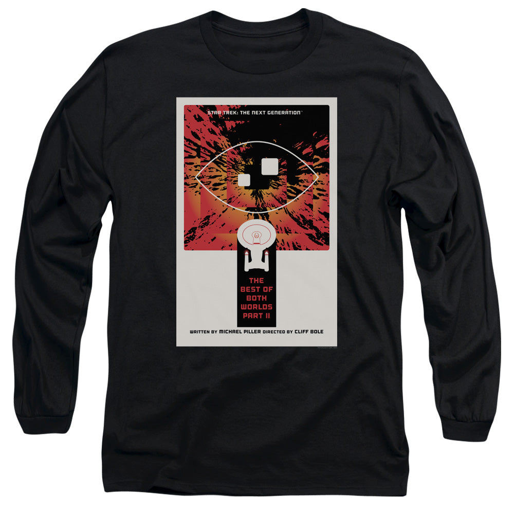 Star Trek Tng Season 4 Episode 1 Mens Long Sleeve Shirt Black Officially Licensed