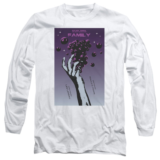 Star Trek Tng Season 4 Episode 2 Mens Long Sleeve Shirt White Officially Licensed