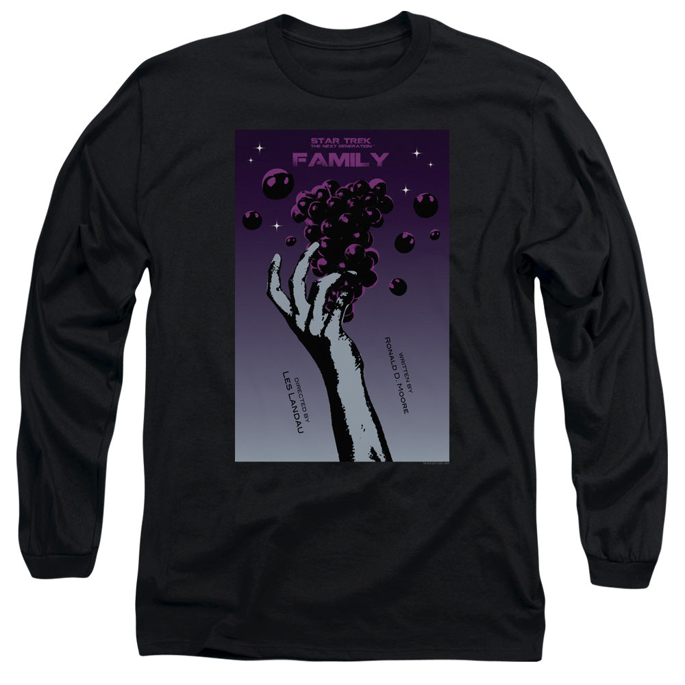 Star Trek Tng Season 4 Episode 2 Mens Long Sleeve Shirt Black Officially Licensed