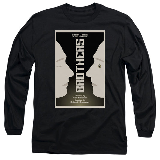Star Trek Tng Season 4 Episode 3 Mens Long Sleeve Shirt Black Officially Licensed