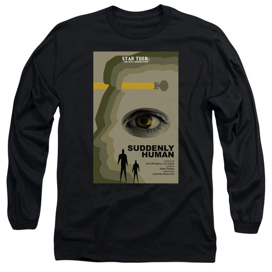 Star Trek Tng Season 4 Episode 4 Mens Long Sleeve Shirt Black Officially Licensed