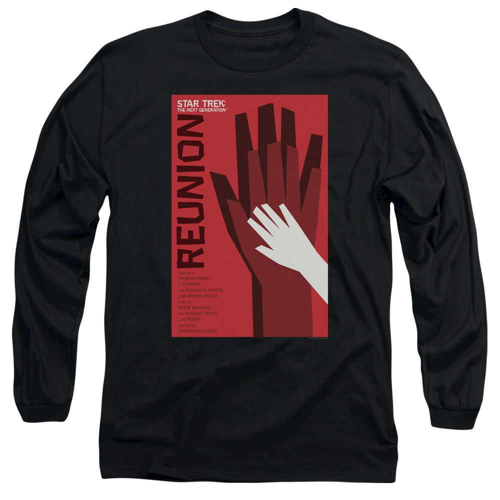 Star Trek Tng Season 4 Episode 7 Mens Long Sleeve Shirt Black Officially Licensed