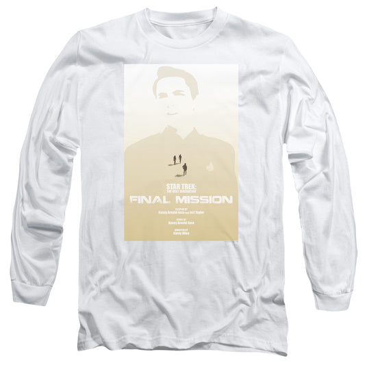 Star Trek Tng Season 4 Episode 9 Mens Long Sleeve Shirt White Officially Licensed