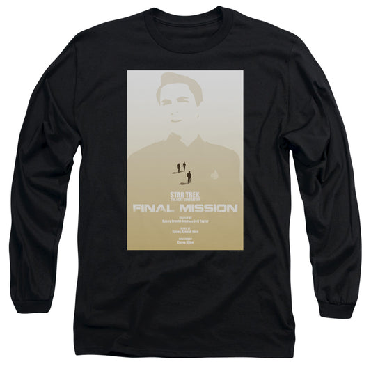Star Trek Tng Season 4 Episode 9 Mens Long Sleeve Shirt Black Officially Licensed