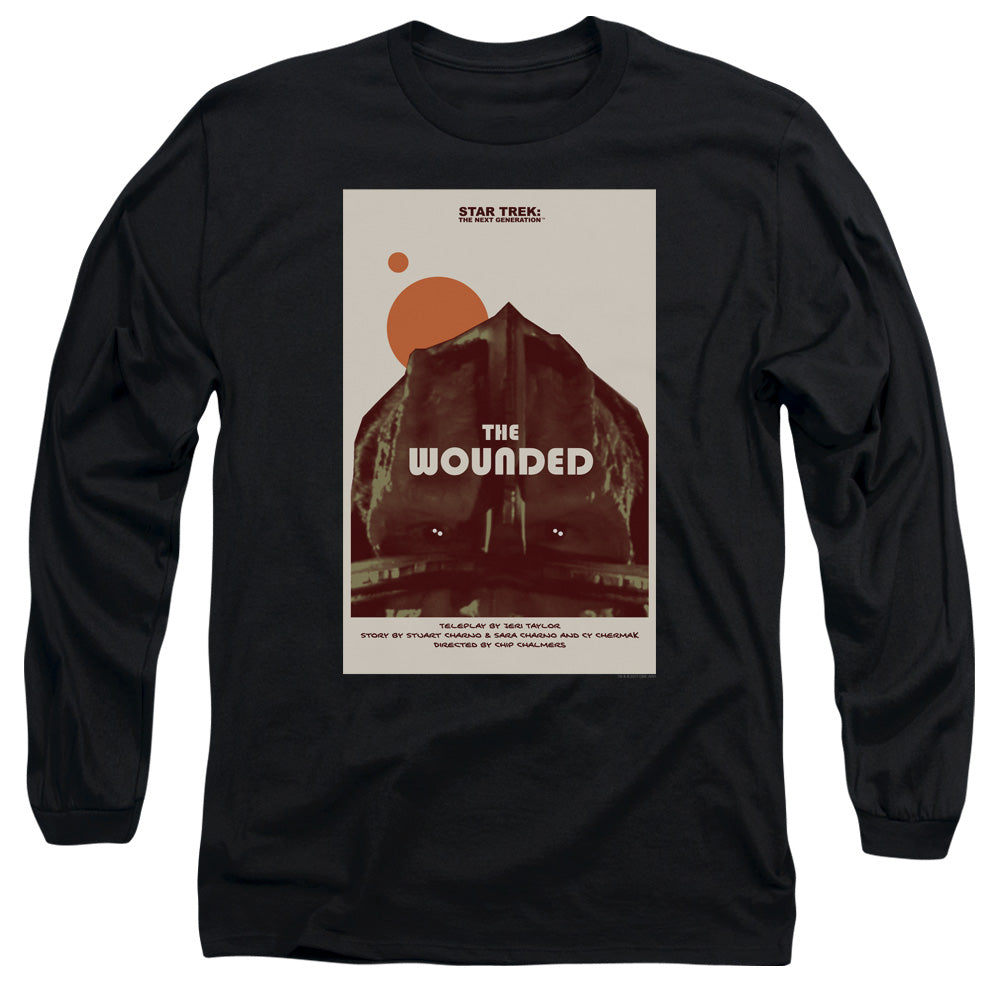 Star Trek Tng Season 4 Episode 12 Mens Long Sleeve Shirt Black Officially Licensed