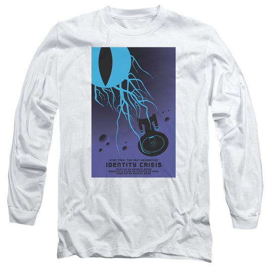 Star Trek Tng Season 4 Episode 18 Mens Long Sleeve Shirt White Officially Licensed