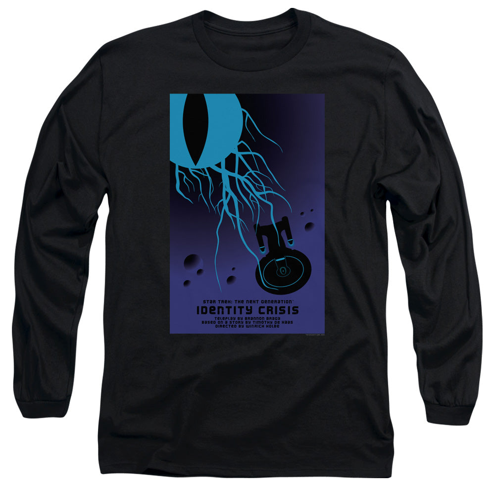 Star Trek Tng Season 4 Episode 18 Mens Long Sleeve Shirt Black Officially Licensed