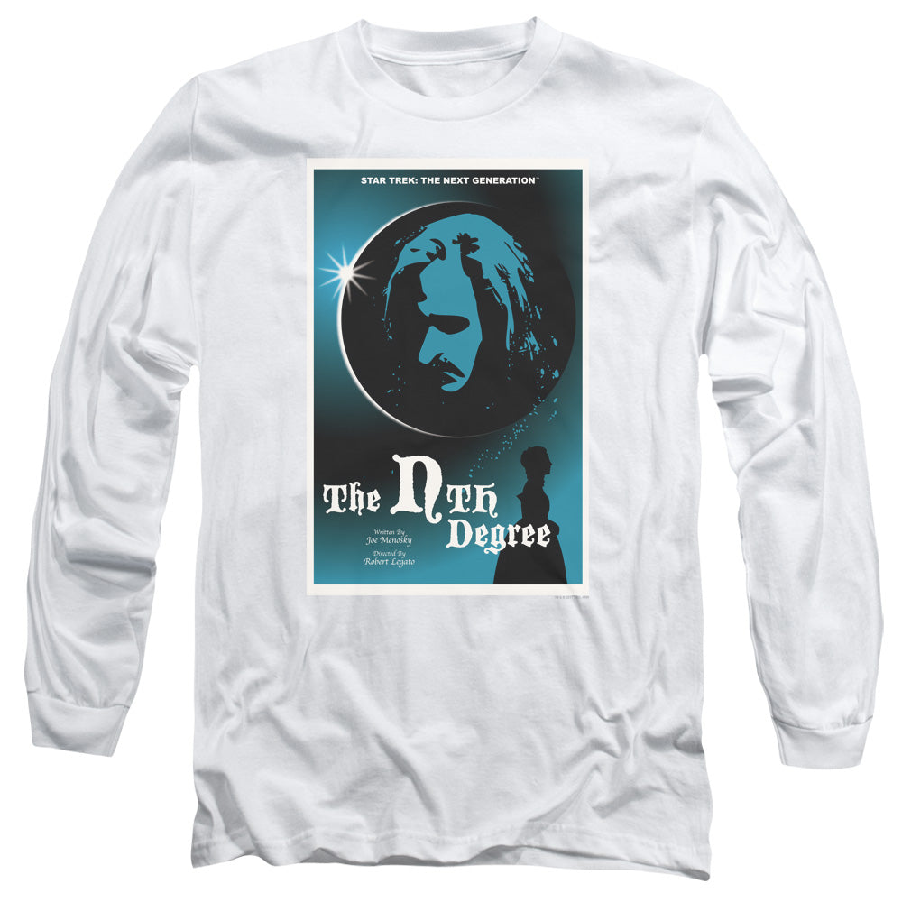 Star Trek Tng Season 4 Episode 19 Mens Long Sleeve Shirt White Officially Licensed