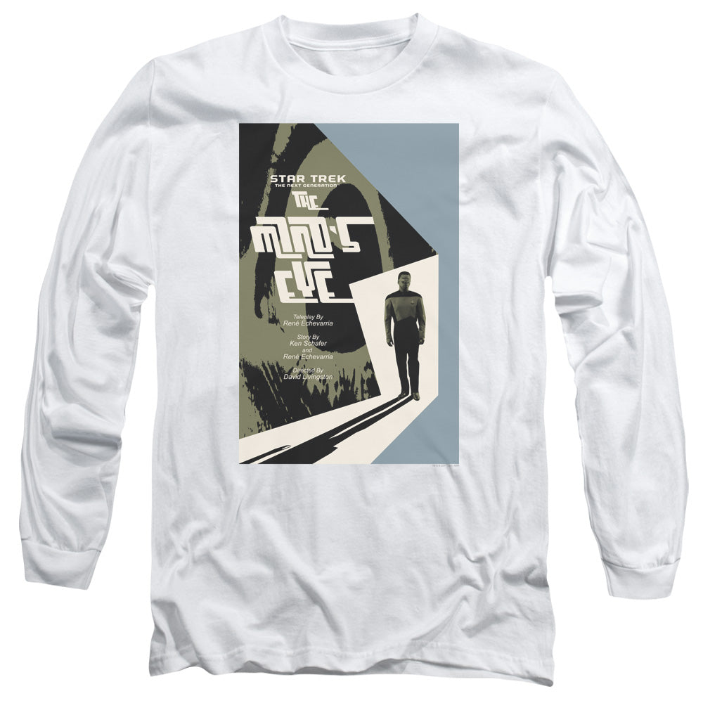 Star Trek Tng Season 4 Episode 24 Mens Long Sleeve Shirt White Officially Licensed